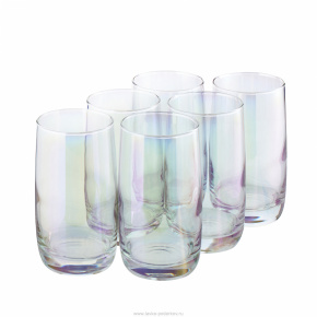 Набор 6 стаканов для воды 330 мл "Радуга", фотография 0. Интернет-магазин ЛАВКА ПОДАРКОВ